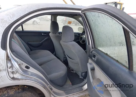 2002 Honda Civic Lx z USA, uszkodzony, nr VIN 1HGES16562L071764